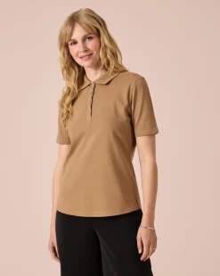 Online Poloshirt aus Piqué Shirts & Tops