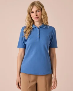 Online Poloshirt aus Piqué Shirts & Tops