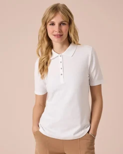 Online Poloshirt aus Piqué Shirts & Tops