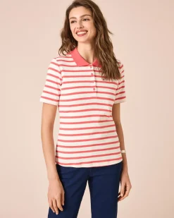 New Poloshirt mit Streifen Shirts & Tops