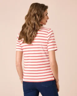 New Poloshirt mit Streifen Shirts & Tops