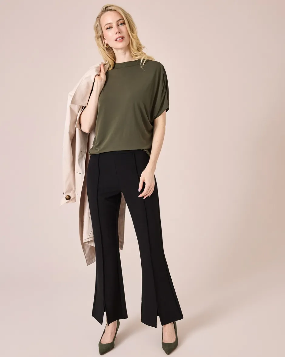 Ponte di Roma-Hose mit Biese Hosen