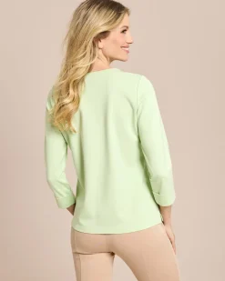 Ponte Shirt mit 3/4 Arm Shirts & Tops