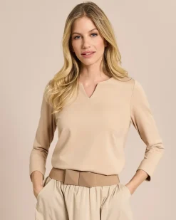 Ponte Shirt mit 3/4 Arm Shirts & Tops