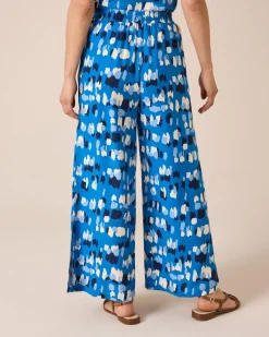 Clearance Print-Hose mit Schnürdetail Hosen