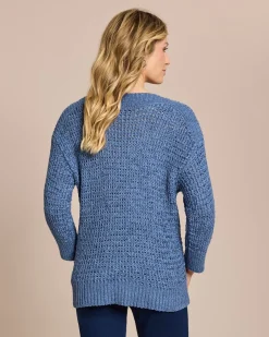 Discount Pullover aus Bändchen-Garn Strickware