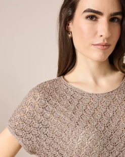 Online Pullover im Häkelstrick Strickware