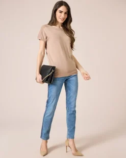 Hot Pullover im Uni-Design Strickware