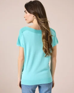 Hot Pullover im Uni-Design Strickware