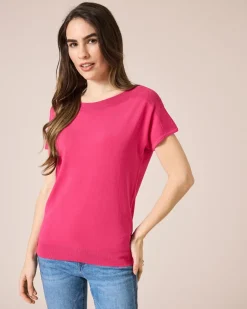 Hot Pullover im Uni-Design Strickware