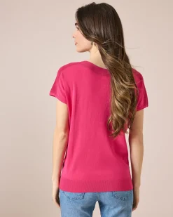 Hot Pullover im Uni-Design Strickware