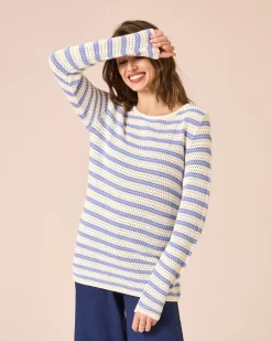 Online Pullover in Häkel-Optik Strickware
