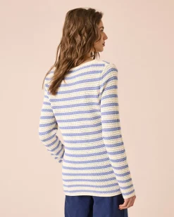 Online Pullover in Häkel-Optik Strickware