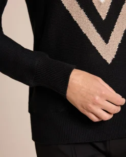 Outlet Pullover Kontraststrick Strickware