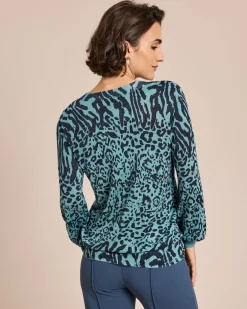 Pullover, Leo mit Glanzgarn Strickware