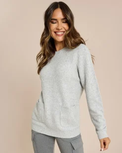 New Pullover mit aufgesetzten Taschen Strickware