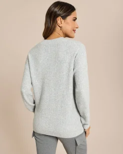 New Pullover mit aufgesetzten Taschen Strickware