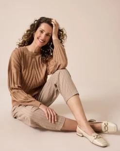 Outlet Pullover mit Ballonarm Strickware