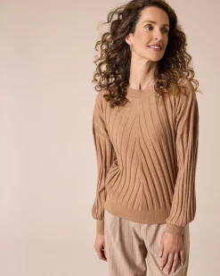 Outlet Pullover mit Ballonarm Strickware