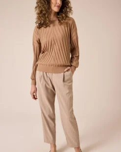 Outlet Pullover mit Ballonarm Strickware