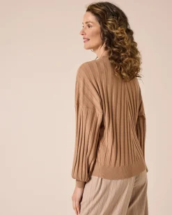 Outlet Pullover mit Ballonarm Strickware