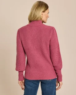 Pullover mit Ballonärmeln Strickware