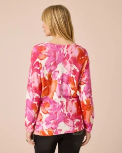 Discount Pullover mit Batik-Print Strickware