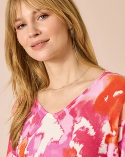 Discount Pullover mit Batik-Print Strickware