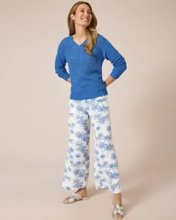 Outlet Pullover mit Bändchengarn Strickware