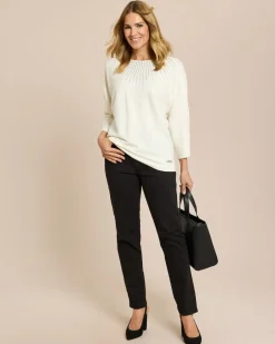 New Pullover mit Deko Strickware