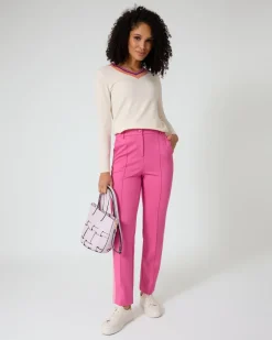 New Pullover mit Farbdetail Strickware