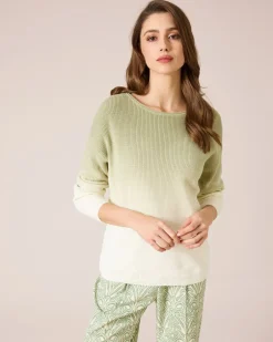 Clearance Pullover mit Farbverlauf Strickware