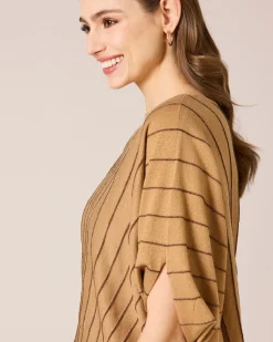 New Pullover mit Glanzstreifen Strickware