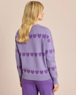 Hot Pullover mit Herzen Strickware