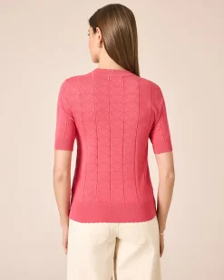 Sale Pullover mit Herzmuster Strickware