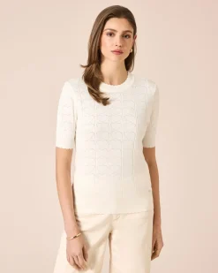 Sale Pullover mit Herzmuster Strickware