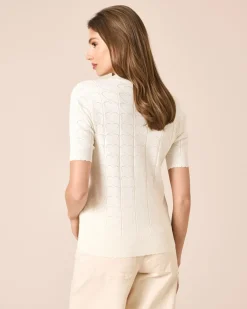 Sale Pullover mit Herzmuster Strickware