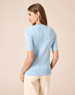 Sale Pullover mit Herzmuster Strickware