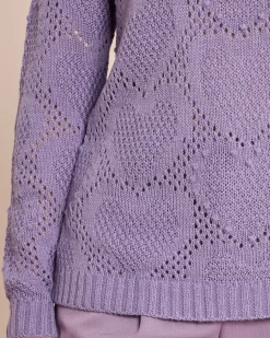 Sale Pullover mit Herzstrick Strickware