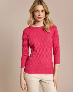 Online Pullover mit Intarsien-Strick Strickware