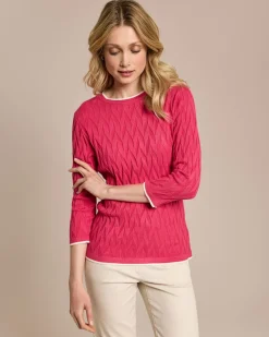 Online Pullover mit Intarsien-Strick Strickware