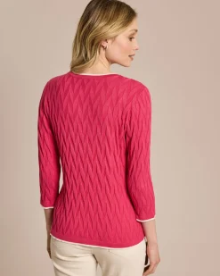 Online Pullover mit Intarsien-Strick Strickware