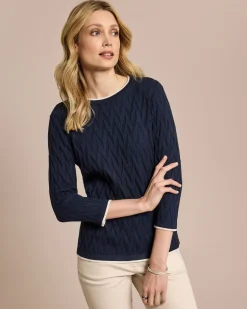 Online Pullover mit Intarsien-Strick Strickware