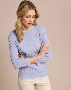 Online Pullover mit Intarsien-Strick Strickware