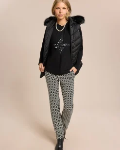 Best Pullover mit Kapuze und Logo Strickware