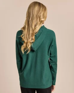 Best Pullover mit Kapuze und Logo Strickware