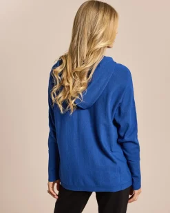 Best Pullover mit Kapuze und Logo Strickware