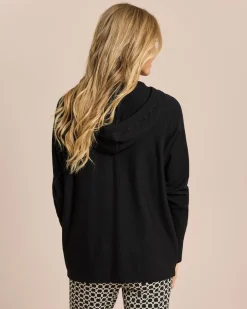 Best Pullover mit Kapuze und Logo Strickware