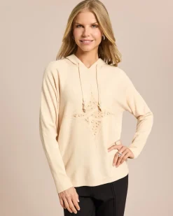 Best Pullover mit Kapuze und Logo Strickware