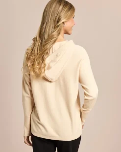 Best Pullover mit Kapuze und Logo Strickware